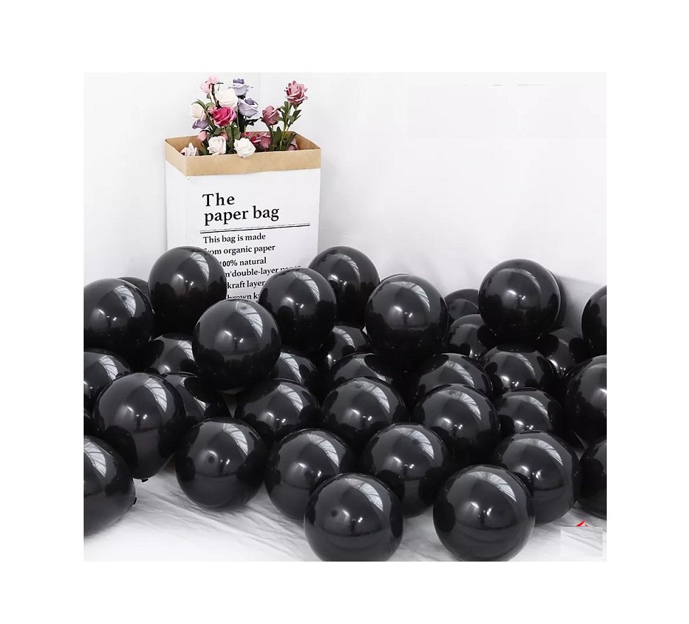 h&o brunt leiri hygge balloon bomb 黒 Balão/Bexiga Preto Liso Joy N°8 50 Unidades - QUALIFOR